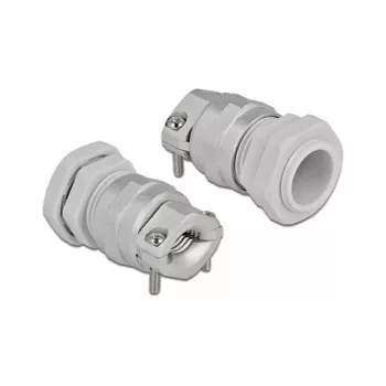 Kabelio įvadas DeLOCK 60356 pilkas metalas plastikas 1 vnt.