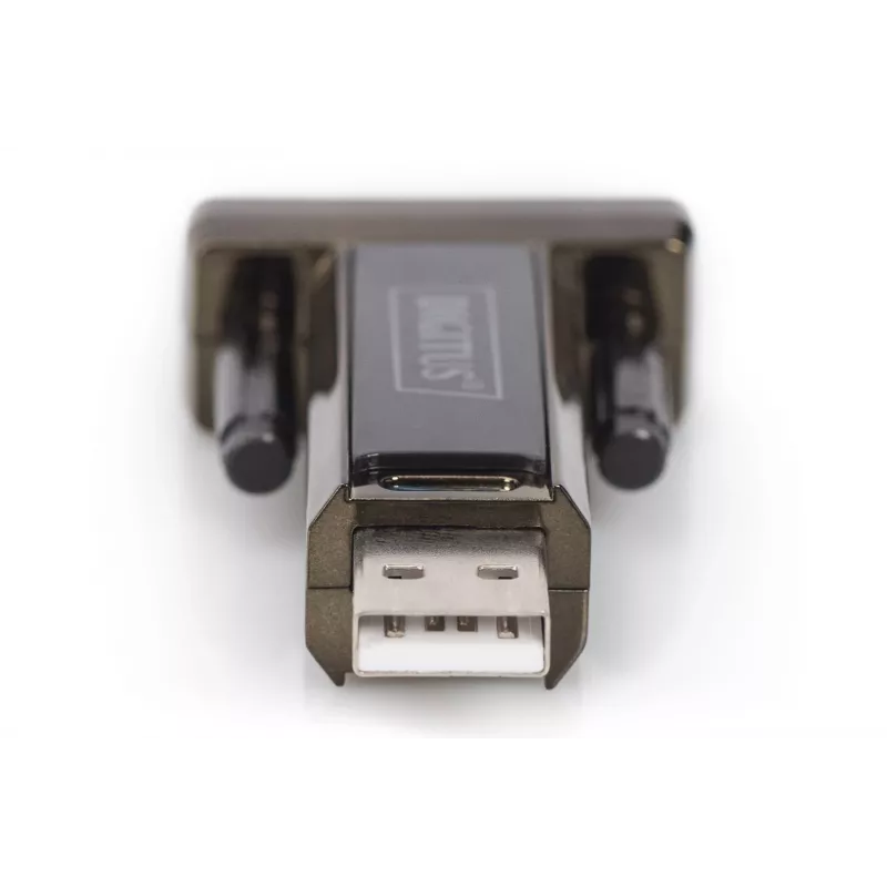 DIGITUS USB 2.0 į RS232 konverteris su DB9 kištuku ir 80 cm USB kabeliu, FTDI FT232RL mikroschema