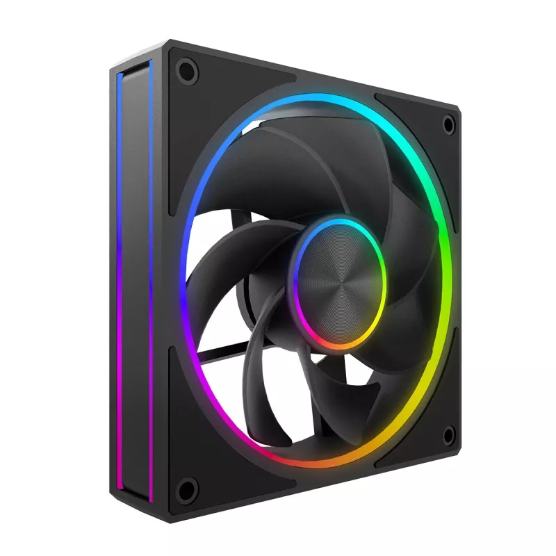 Korpuso ventiliatorius MODECOM VOLCANO LOOP 120 ARGB Reverse Fan Black 120 mm PWM 400–1400 RPM ARGB lizdas