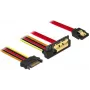 SATA kabelis DeLOCK 85229 0,3 m SATA 7 kontaktų SATA 22 kontaktų juodas