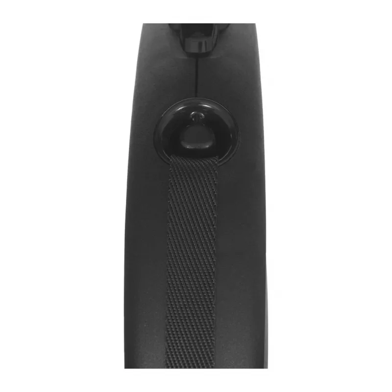 Flexi Black Design M šunų pavadėlis su automatiniu vyniojimu, 5 m juostelė, iki 25 kg