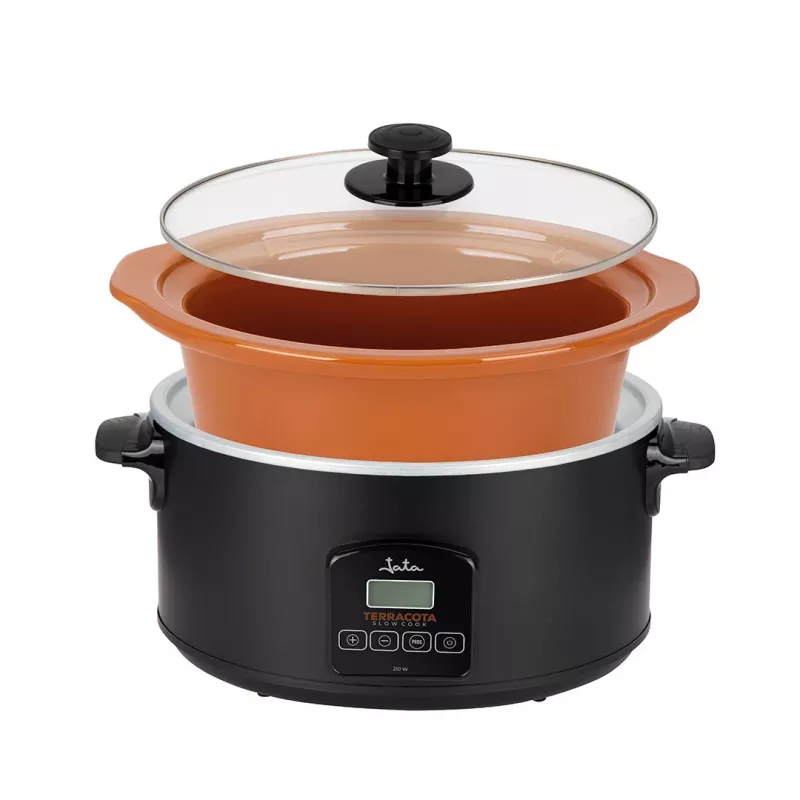 Lėtai virantis puodas Jata JEOL2145 5 L 210 W Juoda Terakota Mygtukai 230 V