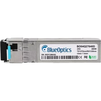 SFP28 siųstuvas-imtuvas BlueOptics BO04Q27640DIN 25GBASE-BX-U 25 Gbps 40 km