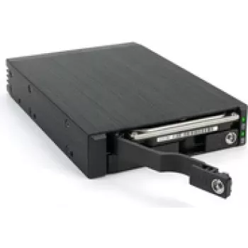 FANTEC MR-25DUAL - mobilus diskų blokas - 2,5 colio (6,4 cm) - SATA 6Gb/s / SAS 6Gb/s - Juoda