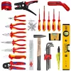 Knipex 00 21 50 E mechaniko įrankių rinkinys 22 įrankiai
