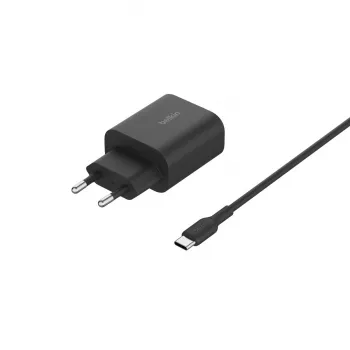 Belkin BoostCharge belaidis greitasis ausinių įkroviklis USB Type-C juodas