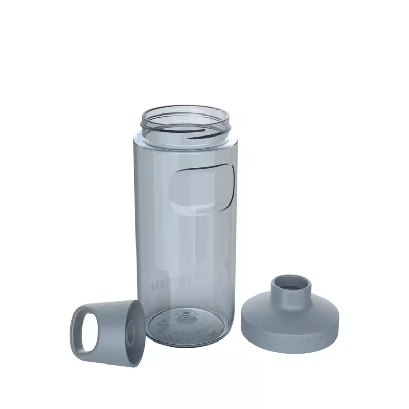 Termosas vandeniui Kambukka Reno 500 ml, Tritan (50% perdirbto), pilkas, užsukamas dangtelis, tinkamas plauti indaplovėje