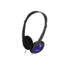 Ausinės Panasonic RP-HT010E-A juodos/mėlynos, 1,2 m laidas, itin lengvos