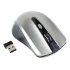 Belaidė pelė GEMBIRD MUSW-4B-04-BG – dešiniarankė, optinė 1600 DPI, 4 mygtukai, RF, juoda/pilka