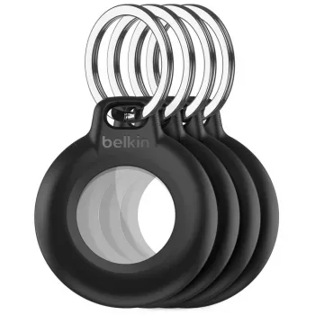 Belkin MSC015BTBK mėlynas GPS sekimo įrenginio dangtelis, skirtas Apple AirTag, 4 vnt.