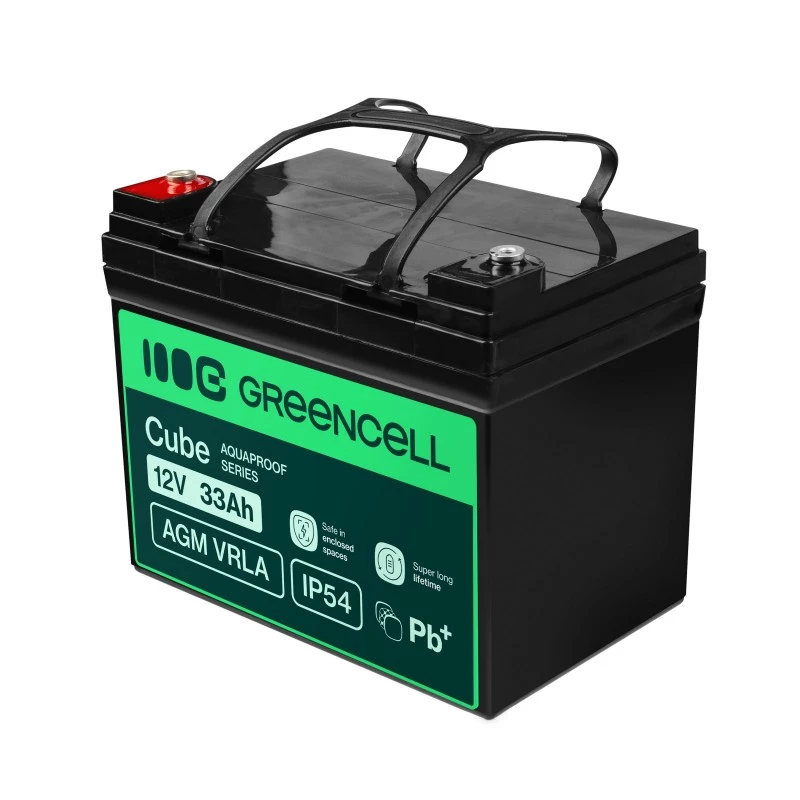 Akumuliatorius AGM VRLA 12V 33Ah IP54