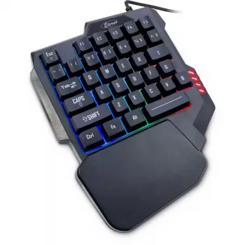 Klaviatūra Inter-Tech KB-3035 Gaming USB QWERTY Juoda