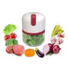 Beper P102ROB050 USB būdu kraunamas maisto smulkintuvas, 0,25 L, 30 W, baltas/raudonas