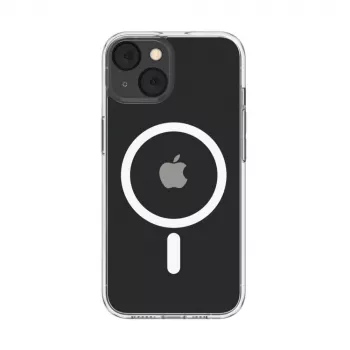 Dėklas SheerForce MagSafe Antimikrobinis, iPhone 13, permatomas