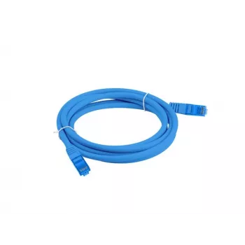LANBERG PATCHCORD S/FTP CAT.6A 1.5M MĖLYNAS LSZH