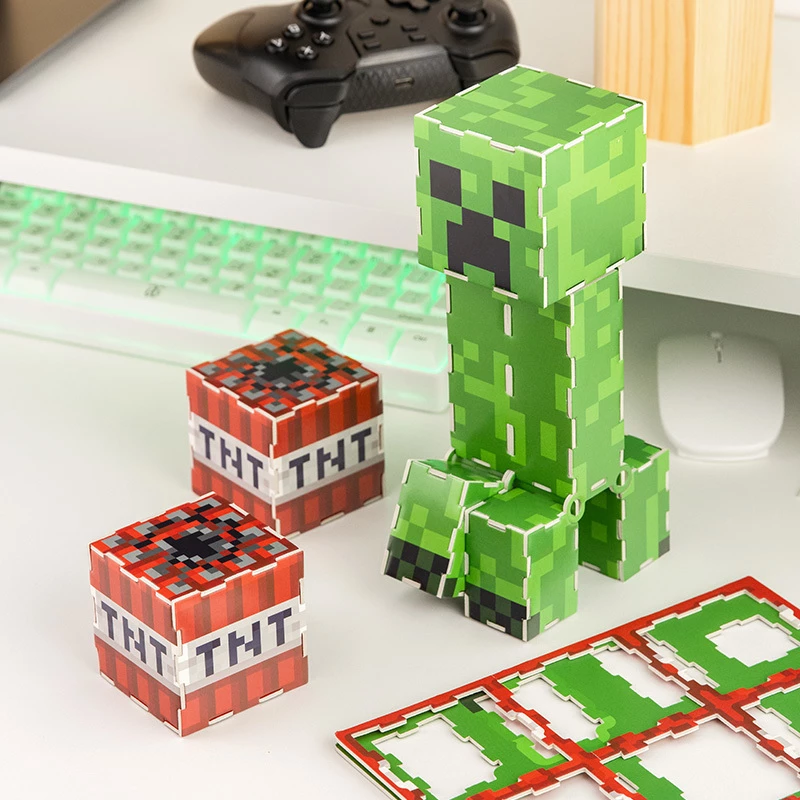 Konstrukcinis rinkinys Paladone Minecraft Creeper – pastatoma Creeper figūrėlė