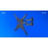Savio UTV-03 TV laikiklis/stovas 139,7 cm (55 inch) juodas