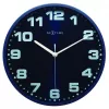NeXtime 3053bl Dash Blue sieninis laikrodis, Ø 35 cm, mėlynas