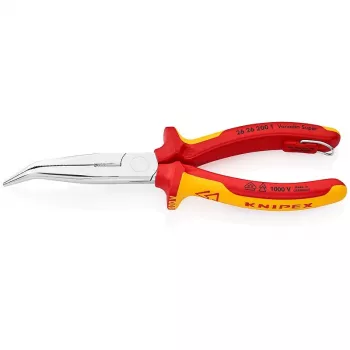Knipex replės smailianosės l.200mm forma 2 40° srieginės VDE daugiakomponentės rankenos