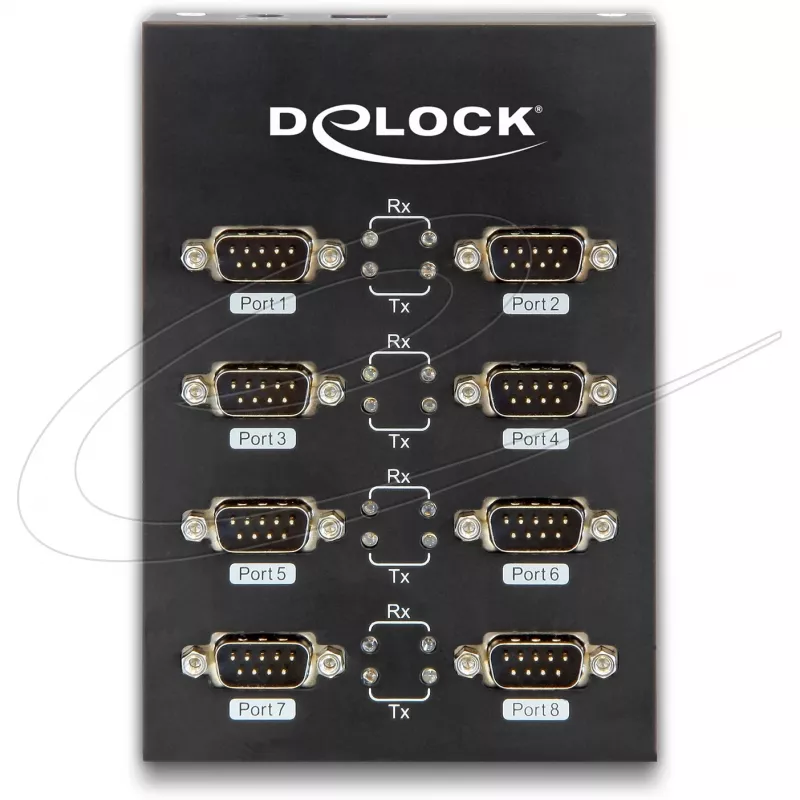 DeLock USB2.0 į 8 x RS-232 nuoseklųjį adapterį (61860) – 8 prievadų USB2.0 serijinis adapteris