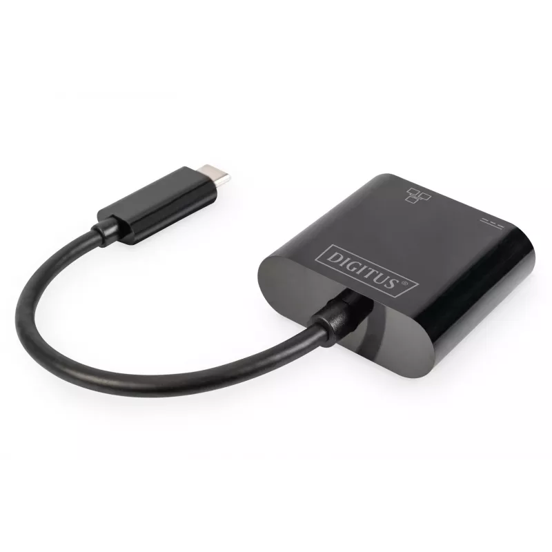 USB Type-C Gigabit Ethernet adapteris Digitus DN-3027 su Power Delivery