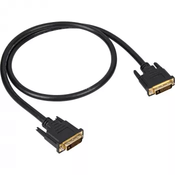 DVI laidas Sharkoon DVI-D/DVI-D (24+1) 1 m