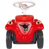 Vaikiškas automobilis Simba-Dickie BIG Bobby Car Classic raudonas su Whisper Wheels ir batų priežiūros rinkiniu