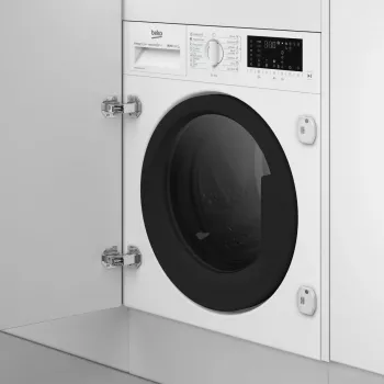 Skalbimo džiovinimo mašina BEKO B5DBT68547W įmontuojama, 8 kg skalbti / 5 kg džiovinti, 1400 aps./min.