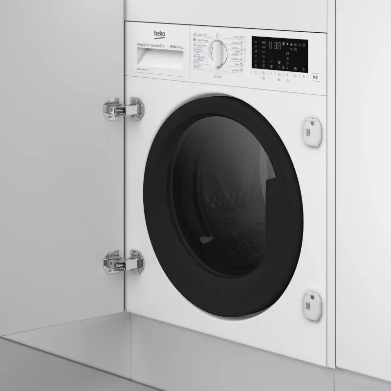 Skalbimo džiovinimo mašina BEKO B5DBT68547W įmontuojama, 8 kg skalbti / 5 kg džiovinti, 1400 aps./min.