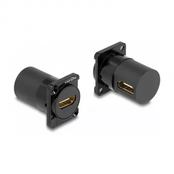 DeLOCK D-Type modulis HDMI motina-motina 90° kampuotas juodas
