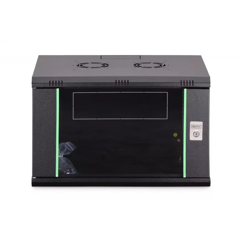 Sieninis 19 colių stovo spintas DIGITUS Dynamic-N DN-37101 — 7U, 600x450 mm, IP20, rakinamas, nesurinktas