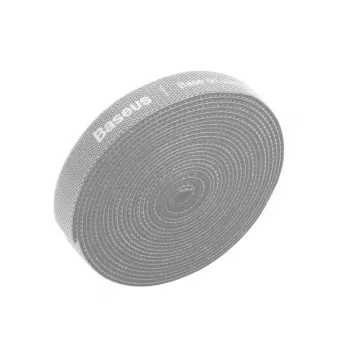 Priedas kabeliams Baseus ACMGT-F0G — Velcro juosta, 3 m ilgio, pilka