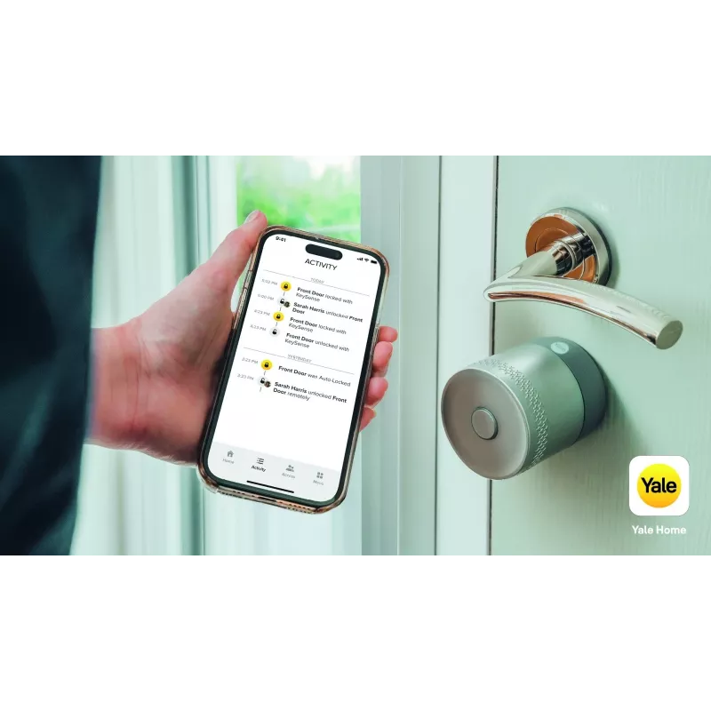 Yale Linus Smart Lock L2 Lite Black – išmanusis durų spynos cilindras