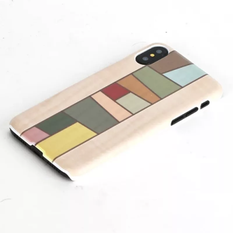 Dėklas iPhone X/XS man and wood baltas