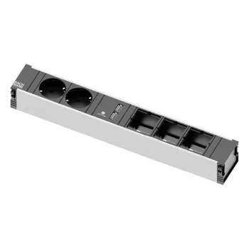 Prailginimo laidas Bachmann 912.0168 2 AC lizdai vidaus patalpoms juoda/pilka