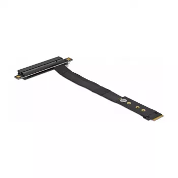DeLOCK 64133 M.2 Key M adapteris į PCIe x16 NVMe su lanksčiu 20 cm kabeliu
