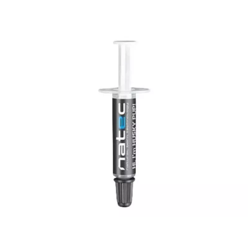 Termopasta NATEC Husky Pup NPT-1580, šilumos laidumas 4.63 W/m·K, -30–280°C, pilka