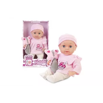 Lėlė Artyk Natalia 33 cm su žaisliuku - Artyk 33 cm kūdikio lėlė su aksesuaru