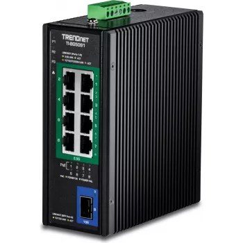 TRENDnet TI-BG5091 v1.0R – Pramoninis valdomas 8 prievadų 10/100/1000/2,5G PoE++ komutatorius