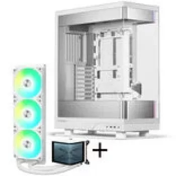PHANTEKS Evolv X2 + TRYX PANORAMA ARGB pilnas skysčio aušinimo komplektas - Baltas, 360mm