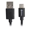 USB 2.0 A į USB-C laido adapteris Sharkoon 0,5 m, juodas