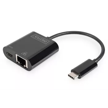 USB Type-C Gigabit Ethernet adapteris Digitus DN-3027 su Power Delivery