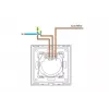 Touch Switch Spring One Way Glass Black lietuviškai