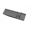 Pilno dydžio laidinė klaviatūra NATEC NKL-1507 USB QWERTY US International Pilka/Juoda, 105 klavišai, skaitmeninis blokas