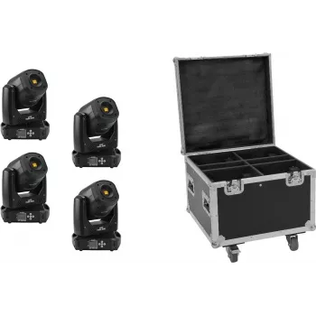 LED rinkinys EUROLITE TMH-S90 4 vnt su transportavimo dėžute