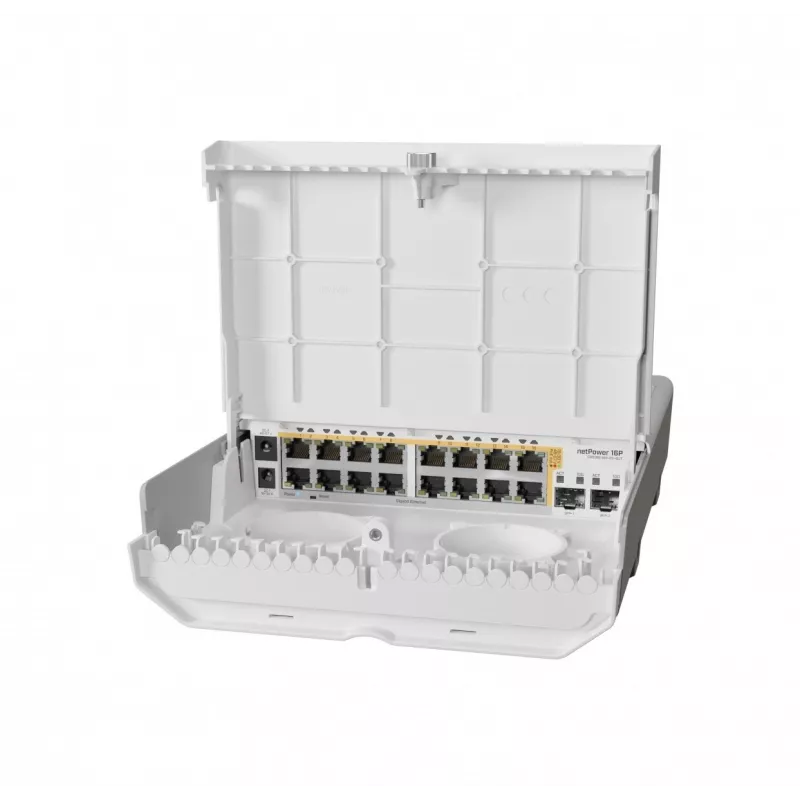 MikroTik netPower 16P L2/L3 valdiklis Gigabit Ethernet PoE