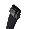 SilverStone SST-PP14-90 12VHPWR kabelis, 90 laipsnių, 650 mm, juodas