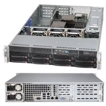 2HE Supermicro SuperChassis 2U CSE-825TQC-R1K03WB korpusas