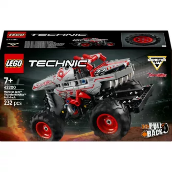 LEGO TECHNIC 42200 Monster Jam™ ThunderROARus™ su užtraukiamąja pavara