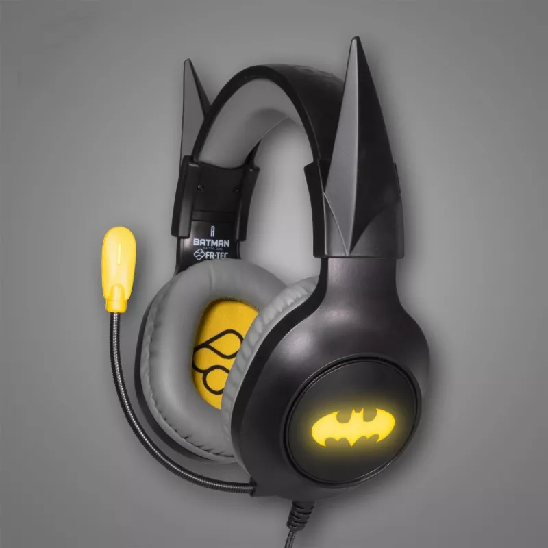 Ausinės FR-TEC Gaming Headset Batman su nuimamomis ausytėmis